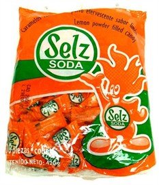 Selz Soda Lemon Powder Filled Hard Candy 14.82 Oz logo