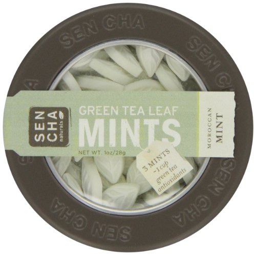 Sencha Naturals Green Tea Mints Canister, Moroccan Mint, 1 ounce Canister logo