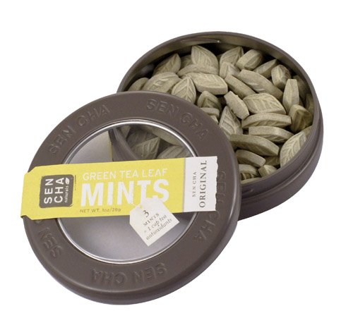 Sencha Naturals Green Tea Mints Canister, Sen Cha Original, 1-ounce logo