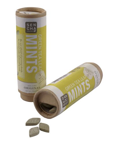 Sencha Naturals Green Tea Mints Tube, Sen Cha Original, 0.75 ounce Tube logo