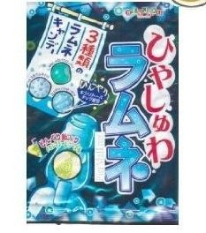 Senjaku – Hiyasyuwa Ramune Soda Candy – 3.1 Oz (3 Flavors) – Japanese Sour Fizzy Candy logo