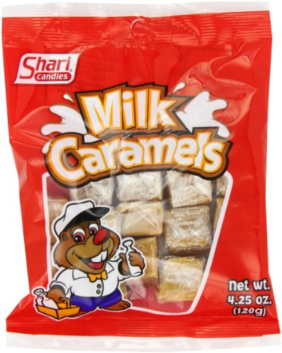 Shari Milk Caramels, 4.5 ounce Bags (Pack of 12) logo