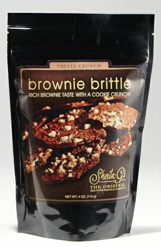 Sheila G’s Brownie Brittle, Toffee Crunch, 4 ounce (Pack of 6) logo