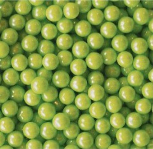 Shimmer Lime Green Purple Sugar Candy Beads 5lb Bag logo