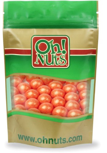 Shimmer Orange Pearl 1 Inch Gumballs 1 Pound Bag – Oh! Nuts logo