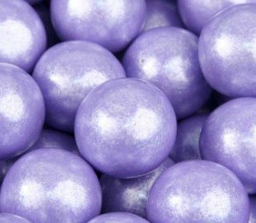 Shimmer Pearlescent Lavender Purple 1 Inch Gumballs 1lb Bag logo