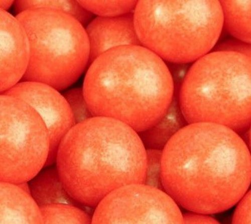 Shimmer Pearlescent Orange 1 Inch Gumballs 1lb Bag logo