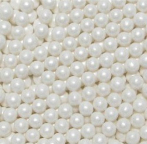 Shimmer White Sugar Candy Pearl Beads 1lb Bag logo