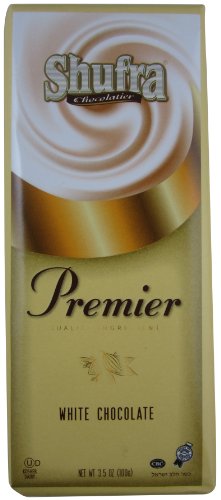 Shufra Premier White Chocolate 3.5 Oz / 100 Gr (Pack of 6) logo