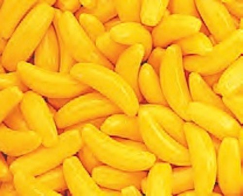 Silly Yellow Banana Heads Hard Candy 1lb Bag logo