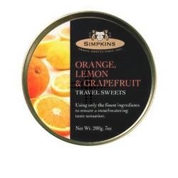 Simpkins Orange Klemon Grapefruit Drops 200g logo