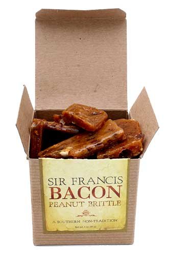 Sir Francis Bacon Peanut Brittle (3oz Box) logo