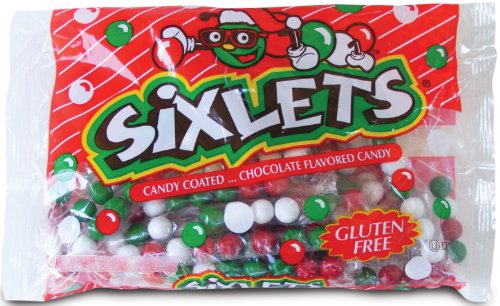 Sixlets Christmas Candies 4.5 Oz logo