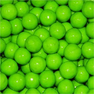 Sixlets Lime Green Candy 5lb logo