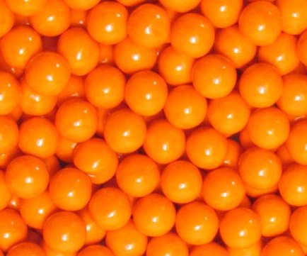 Sixlets Orange 2.5 Pound Candy Coated Chocolate Balls logo