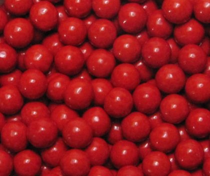 Sixlets Red 2.5 Pound Candy Coated Chocolate Balls logo