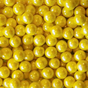 Sixlets Shimmer Yellow -5lb logo