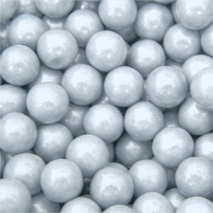 Sixlets Silver Candy 1lb logo