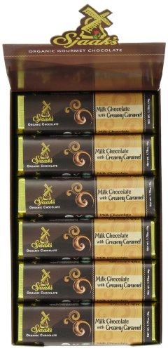 Sjaak’s Organic Milk Chocolate Bar With Creamy Caramel, 1.6 Ounce (Pack of 18) logo