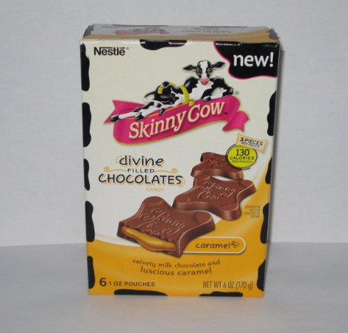 Skinny Cow Divine Filled Chocolates Caramel (1 Box/6 Servings) logo