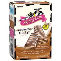 Skinny Cow Heavenly Crisp Candy Bar Milk Chocolate 4.65 Oz(132g) logo