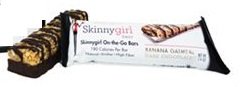 Skinny Girl Daily On-the-go Bars, Banana Oatmeal Dark Chocolate 1.6oz (5 Pack) logo