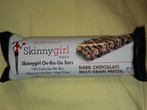 Skinny Girl Daily On-the-go Bars, Multi Grain Pretzel Dark Chocolate 1.6oz (5 Pack) logo