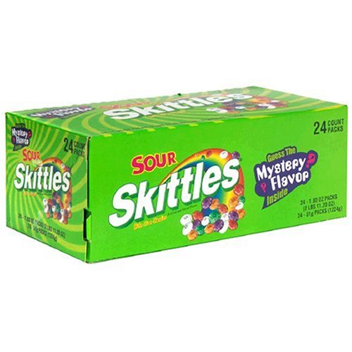 Skittles Bite Size Candies, Sour, 1.8 ounce Packages (Pack of 24) (Pack of 2) logo