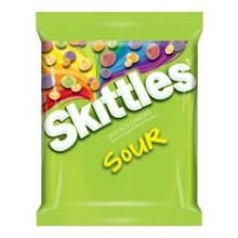 Skittles Bite Size Candies, Sour, 5.70 ounce Packages (Pack of 12) logo