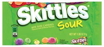 Skittles Bite Size Sour Candy (402660) 1.8 Oz logo