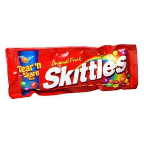 Skittles Original Candy King Size Packs 24 Boxes logo