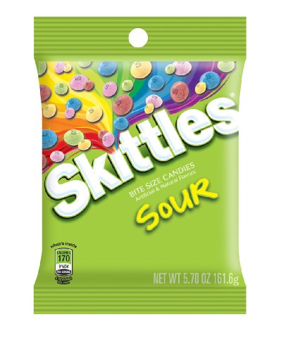 Skittles Sours Candy, 5.7 ounce Packages (Pack of 12) logo