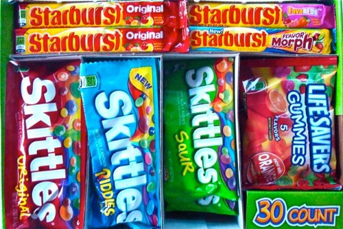 Skittles / Starburst / Livesavers Gummies Variety Pack – 30 Count logo