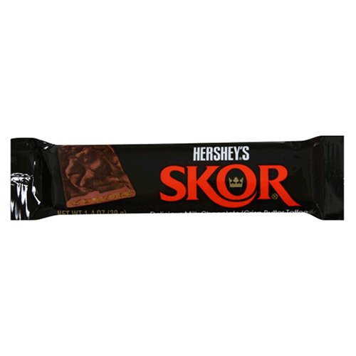 Skor Bar, Milk Chocolate Crisp Butter Toffee, 1.4 ounce Bars (Pack of 36) logo