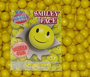Smiley Face Gumballs, 10lbs logo