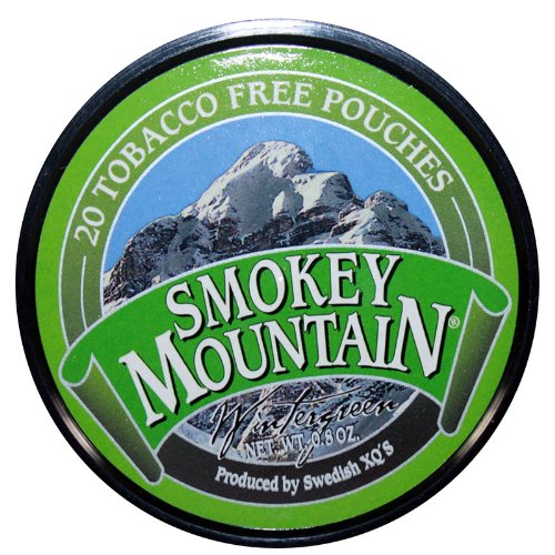 Smokey Mountain Wintergreen Pouches – .8oz Canister (5 Pack) Tobacco Free logo