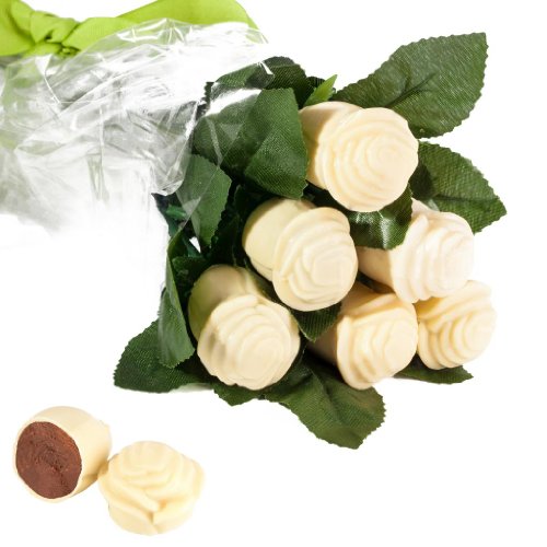 Smooth Raspberry Milk Belgian Chocolate Truffle Roses (chocolate Flowers) logo