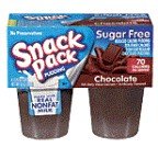 Snack Pac Snack Pack Pudding Chocolate Sugar Free, 4 Pk (Pack of 12) logo