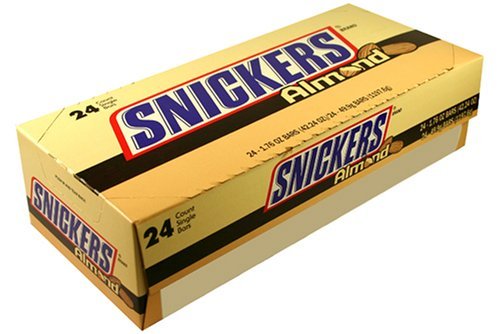 Snickers Almond 24 Bars logo