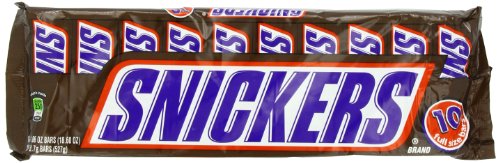 Snickers Candy Bars, 18.6 Ounce logo