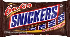 Snickers Candy Bars Full Size 6 Pack logo