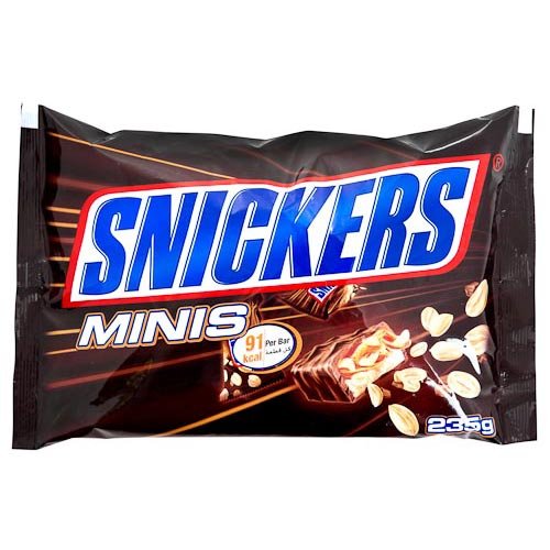 Snickers Candy Bars Mini’s Bag 11.5 Oz logo