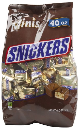 Snickers Miniatures, 40.00 Oz logo