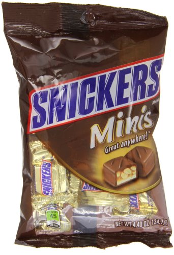 Snickers Miniatures Candy, 4.4 ounce Packages (Pack of 12) logo