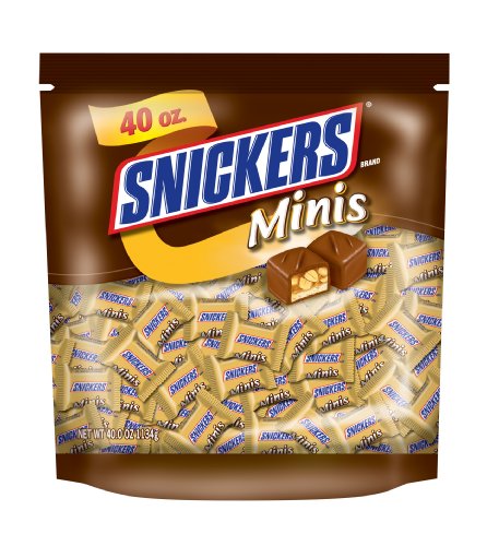 Snickers Miniatures Candy, 40 ounce Packages (Pack of 2) logo