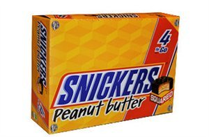 Snickers Peanut Butter King 3.56 Oz. (Pack of 18) logo