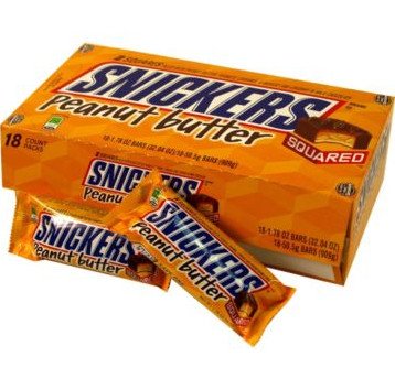 Snickers Peanut Butter Squared 18ct logo