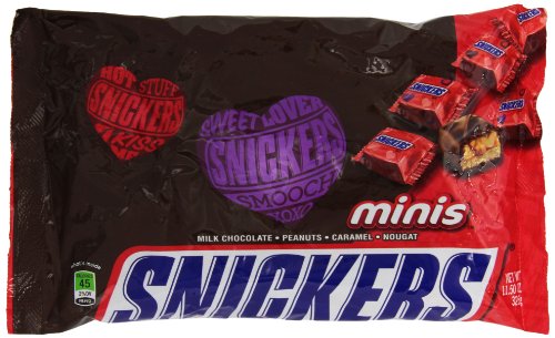 Snickers Valentine’s Minis, 11.5 ounce Packages (Pack of 4) logo