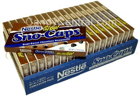 Sno Caps (Pack of 3) 3.1oz Movie Theater Size!! logo