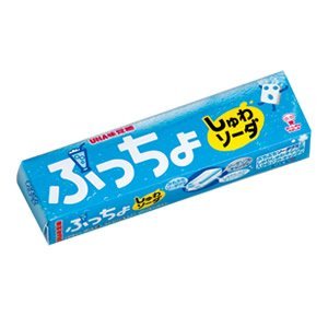 Soda Soft Chewy Taffy Candy With Soda Gummy & Fizzy Powder – Puccho – By Uha From Japan 10 Pcs logo